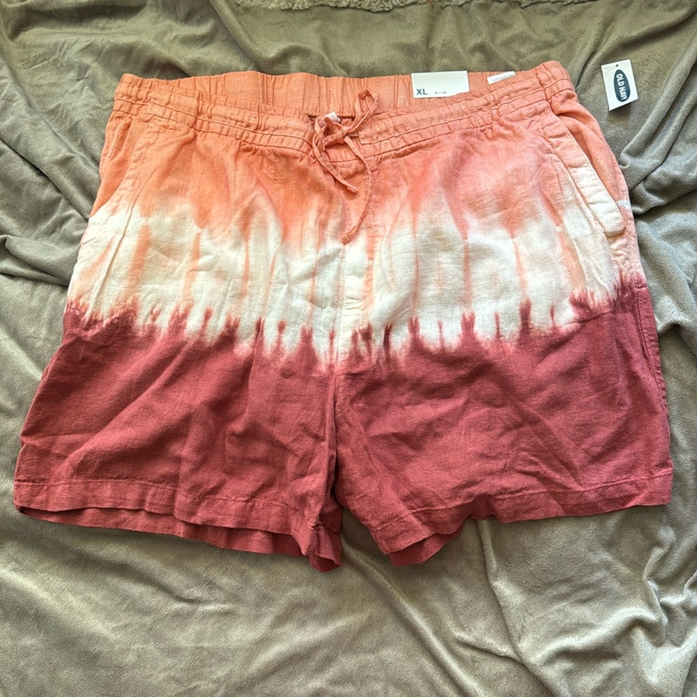 NWT linen blend shorts